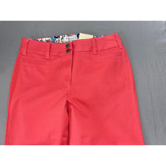 Van Heusen Classic Fit Washed Twill Capri Chino Pants in Aires Pink. Size 0, NWT - Picture 2 of 5